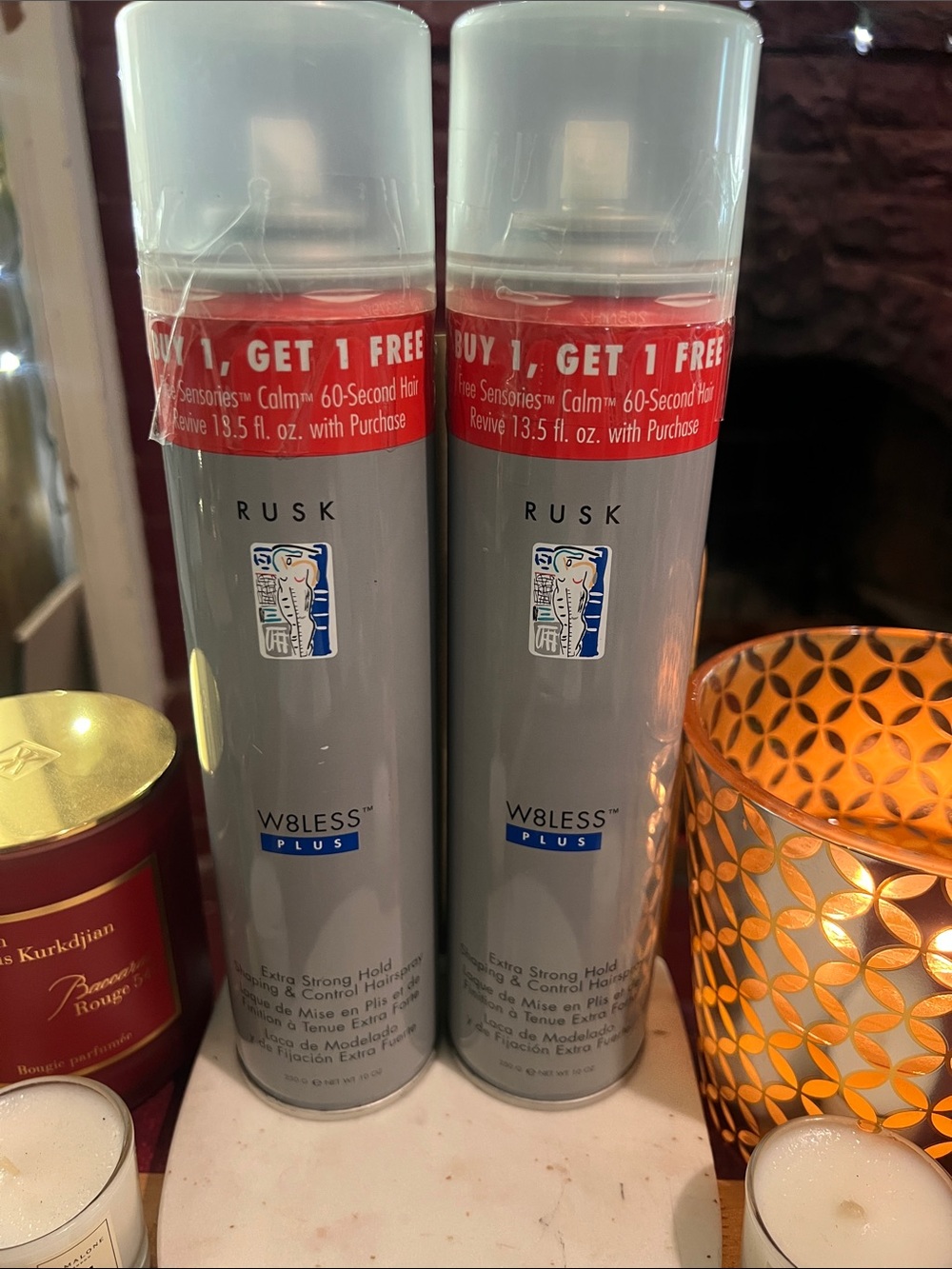 Two W8LESS Plus Hair Spray – 10 oz
